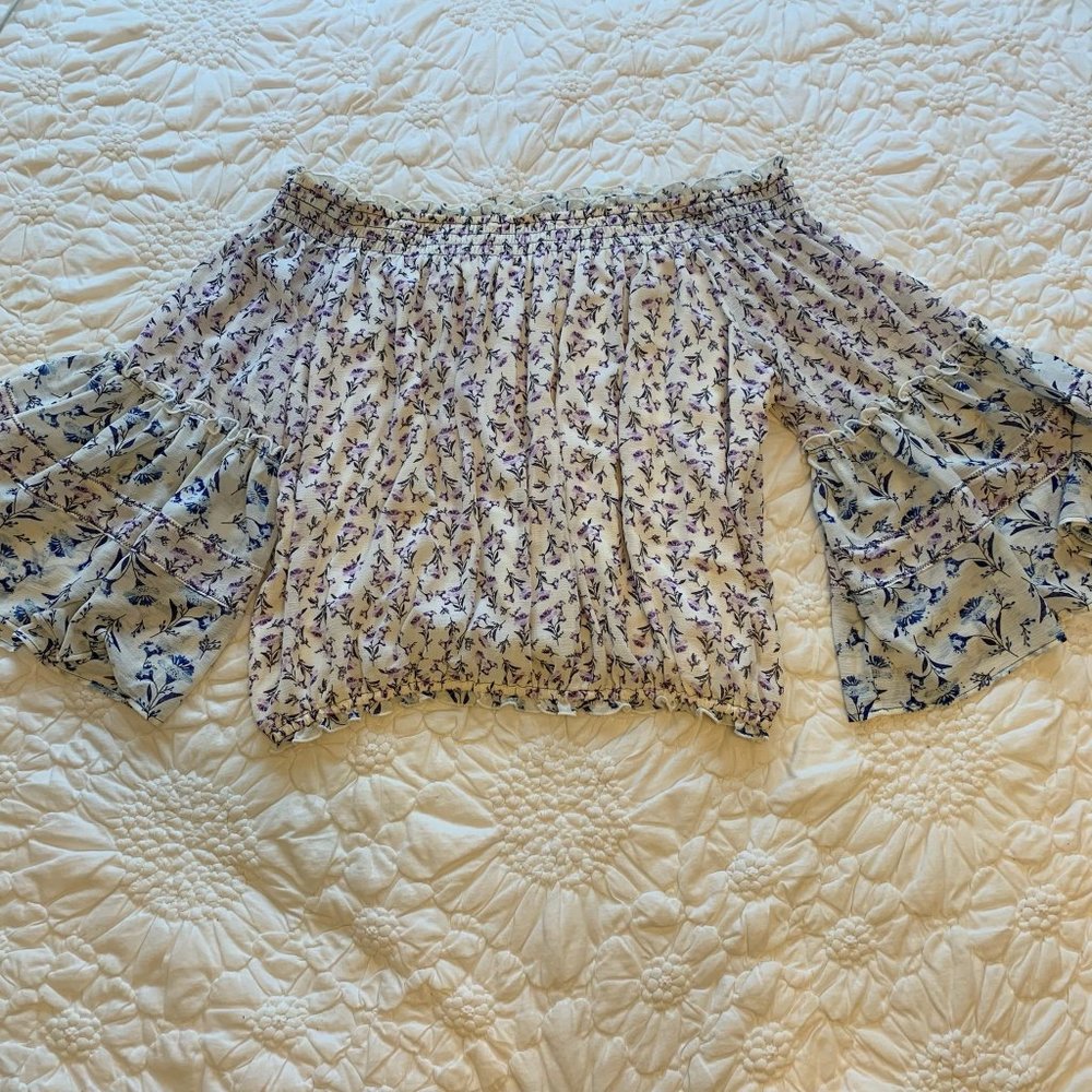 Free People Flowy Shirt